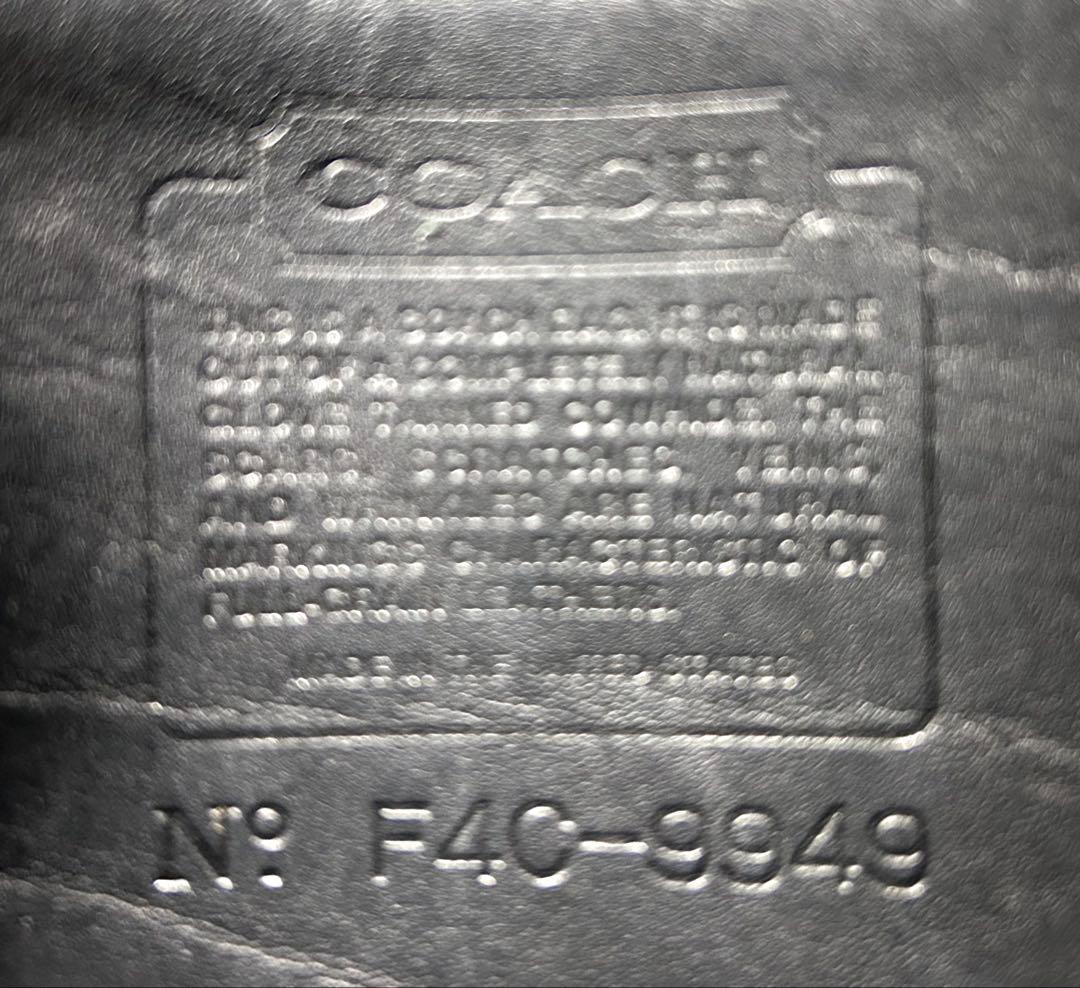 【美品】COACH オールドコーチ　ショルダーバッグ　USA製　F4C 9949