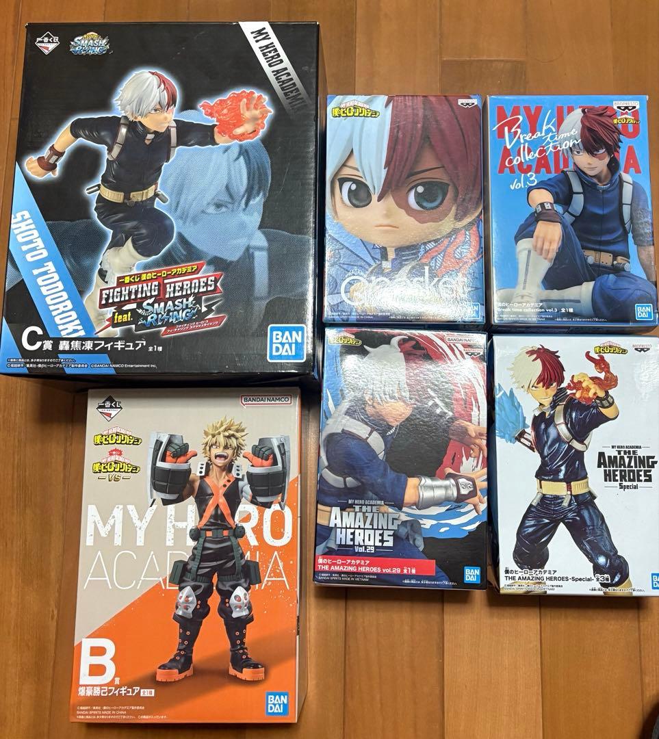 ヒロアカ 一番くじ フィギア 爆豪勝己 轟焦凍 VS プライズ