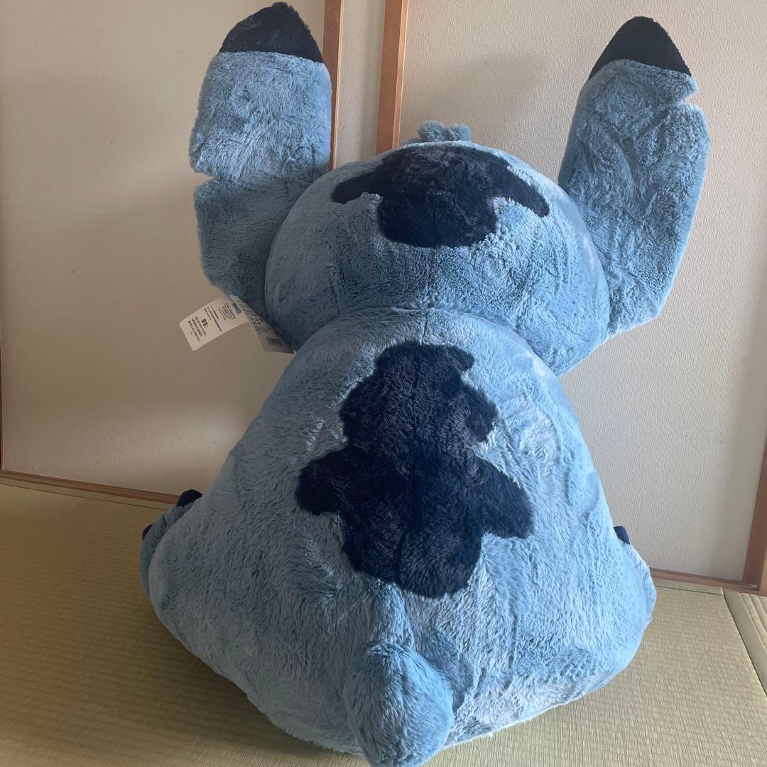 ディズニー スティッチ ぬいぐるみ 限定品 特大ぬいぐるみ ブランケット付き
