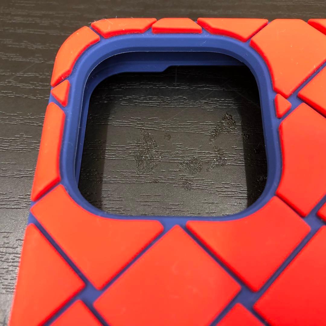 未使用 ボッテガヴェネタ スマホケース iPhone14PRO用 赤x青