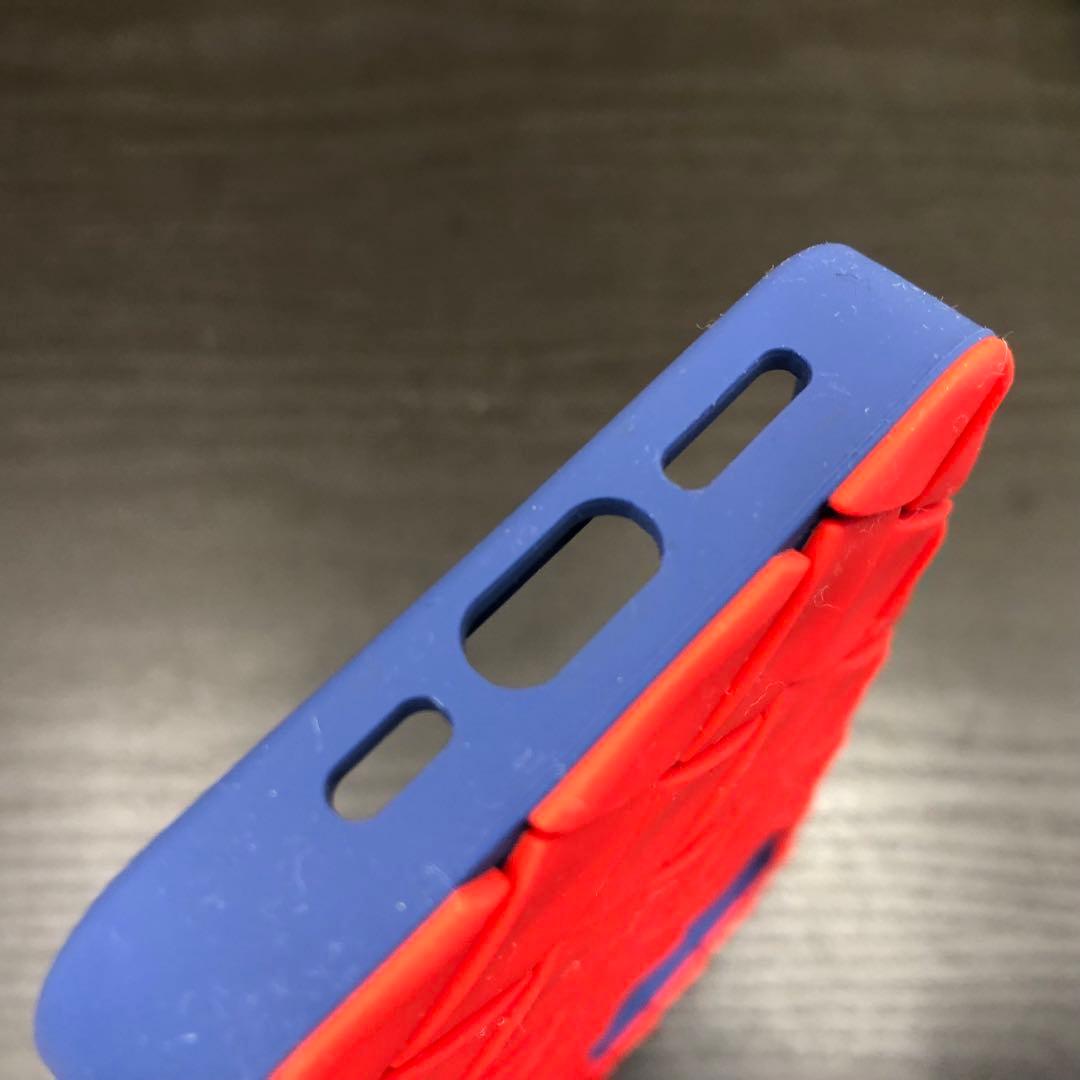 未使用 ボッテガヴェネタ スマホケース iPhone14PRO用 赤x青