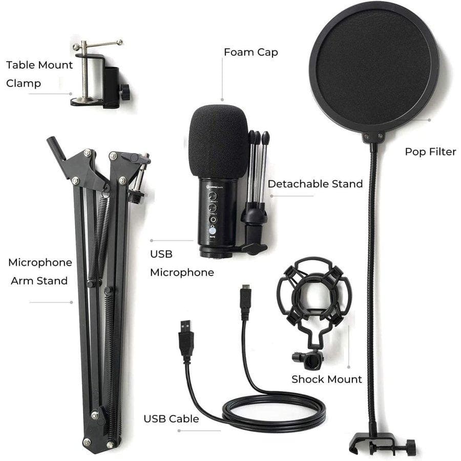 【コンデンサマイク】USB Condenser Microphone TU1