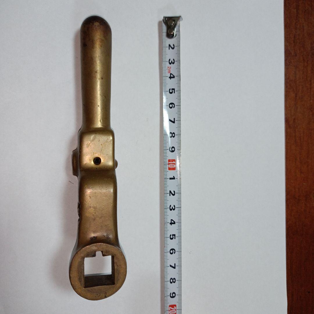金属製 レンチ型 鉄道部品 約17cm