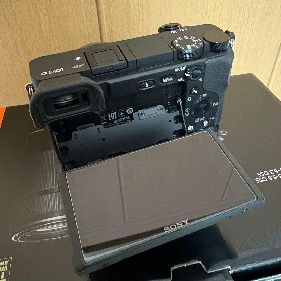 1,903ショット! SONY α6400 ボディ 本体 極上品 液晶保護付