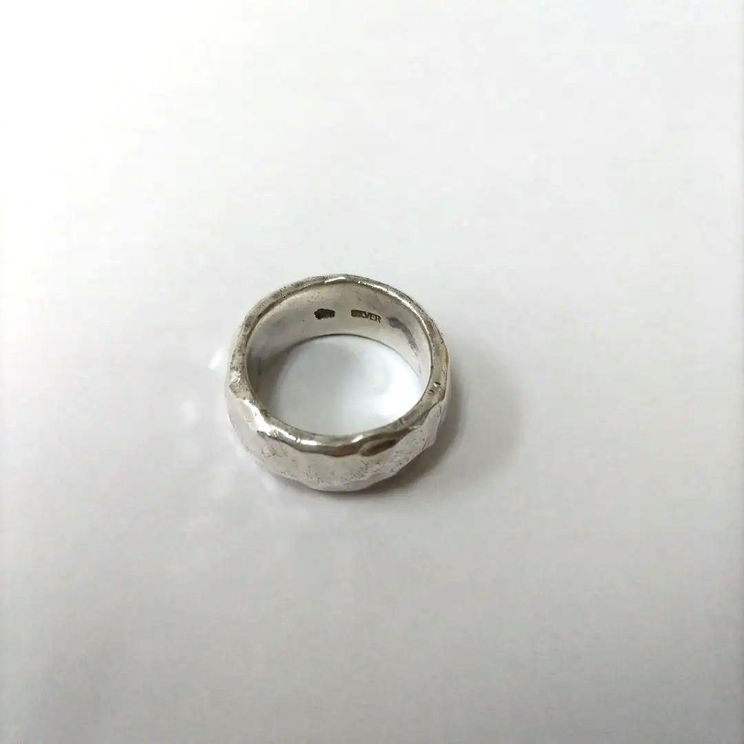 ピ*ン様 市松 シルバー 980 リング 18号