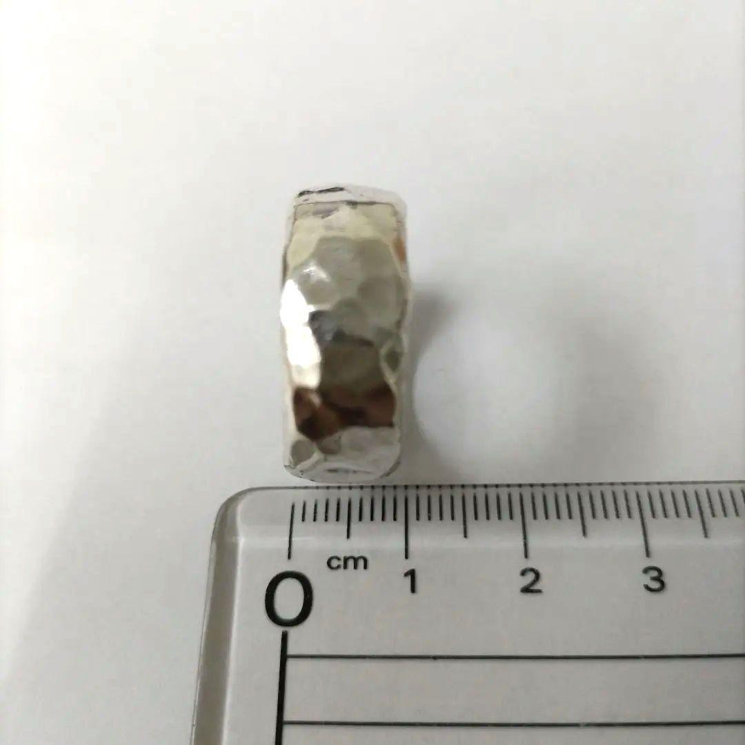 ピ*ン様 市松 シルバー 980 リング 18号