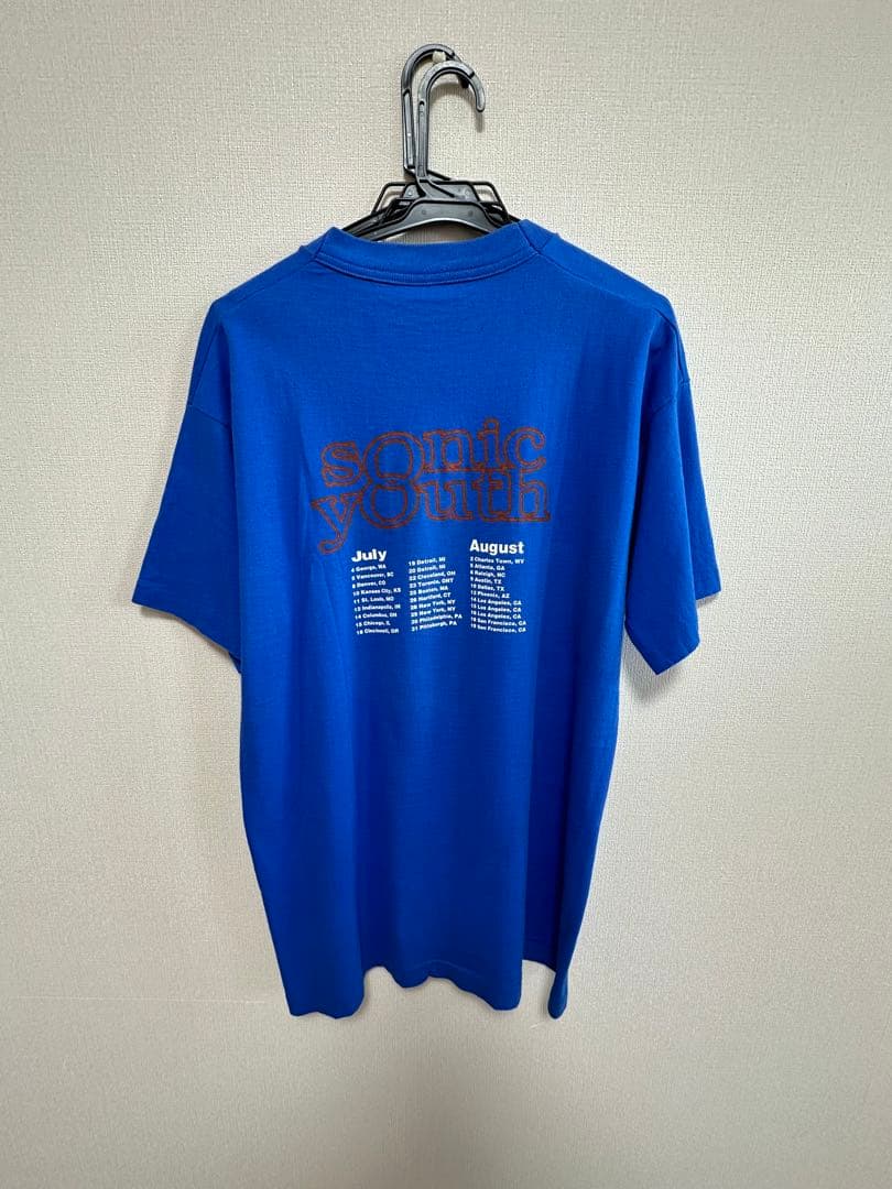 Gxw　Sonic Youth Tシャツ 青　ヴィンテージtシャツ
