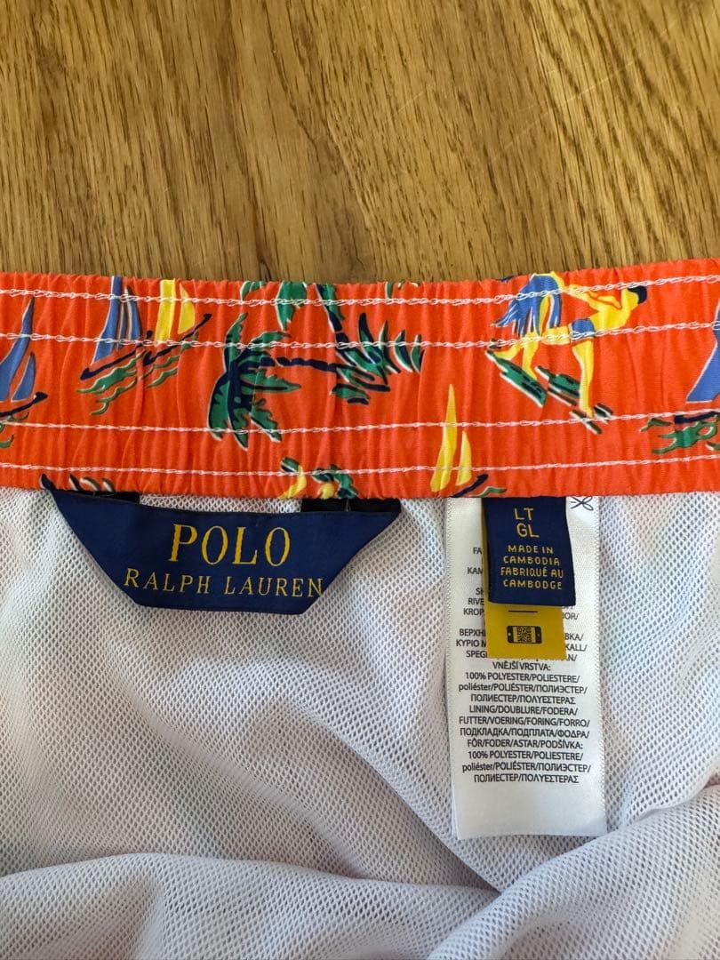 POLO ラルフローレン　水着　ボードショーツ　米国購入　新品　LT/GL