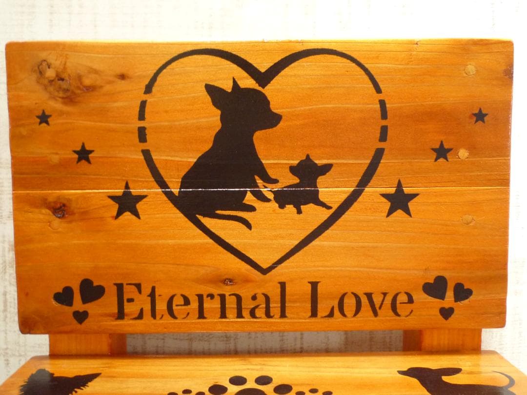 ⭐さくらオーダー品♥️椅子＆留具BOX⭐わんにゃん柄♥️--150・151