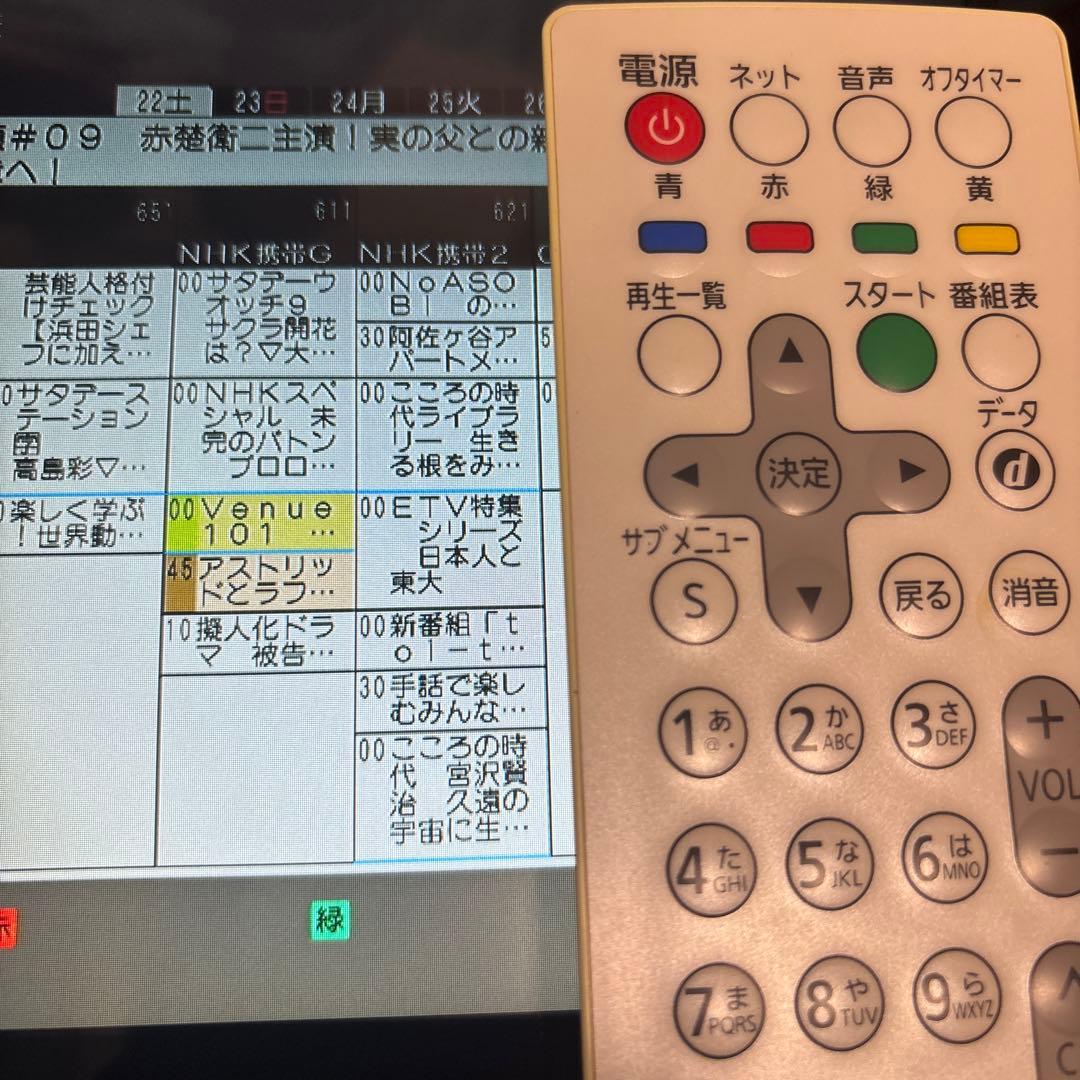 Panasonic ポータブルテレビ SV-ME5000