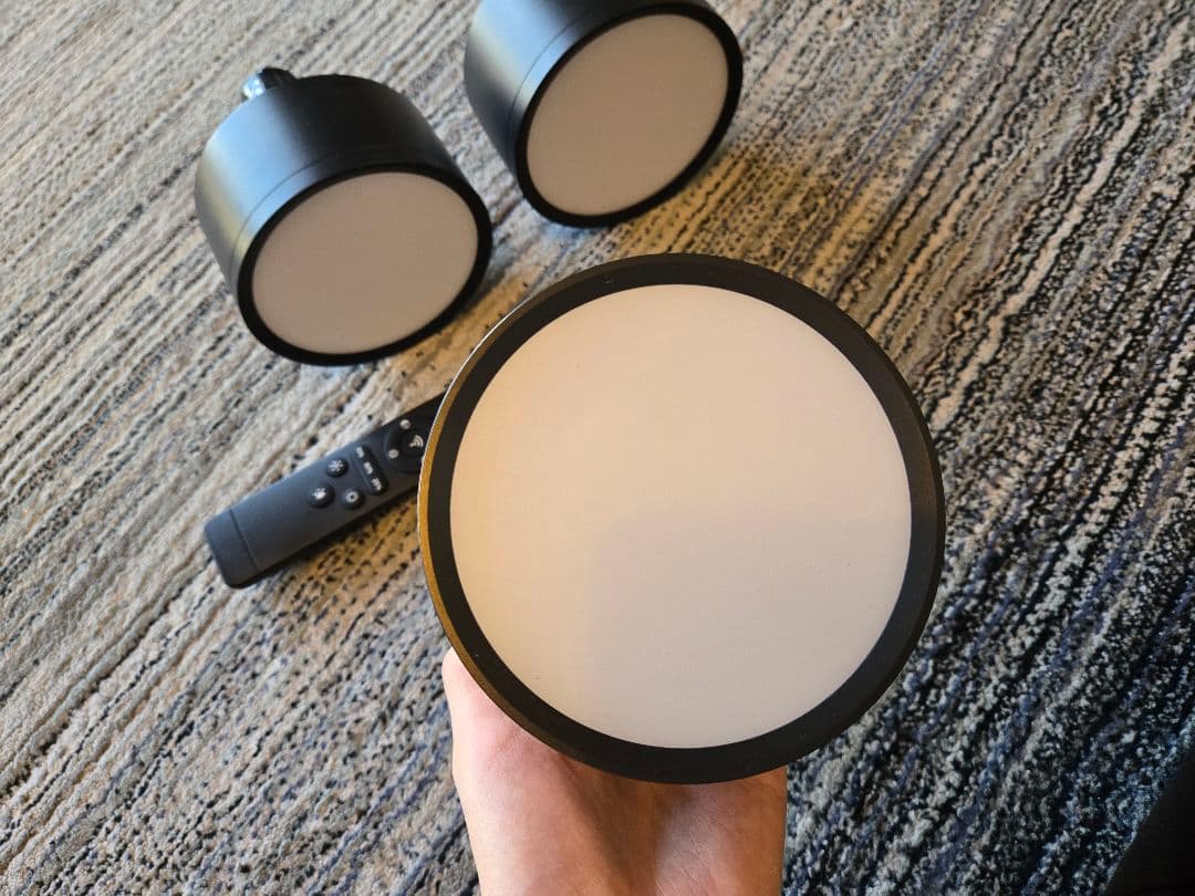 エジソンスマートミニシーリングライト 3個セット＋専用リモコン