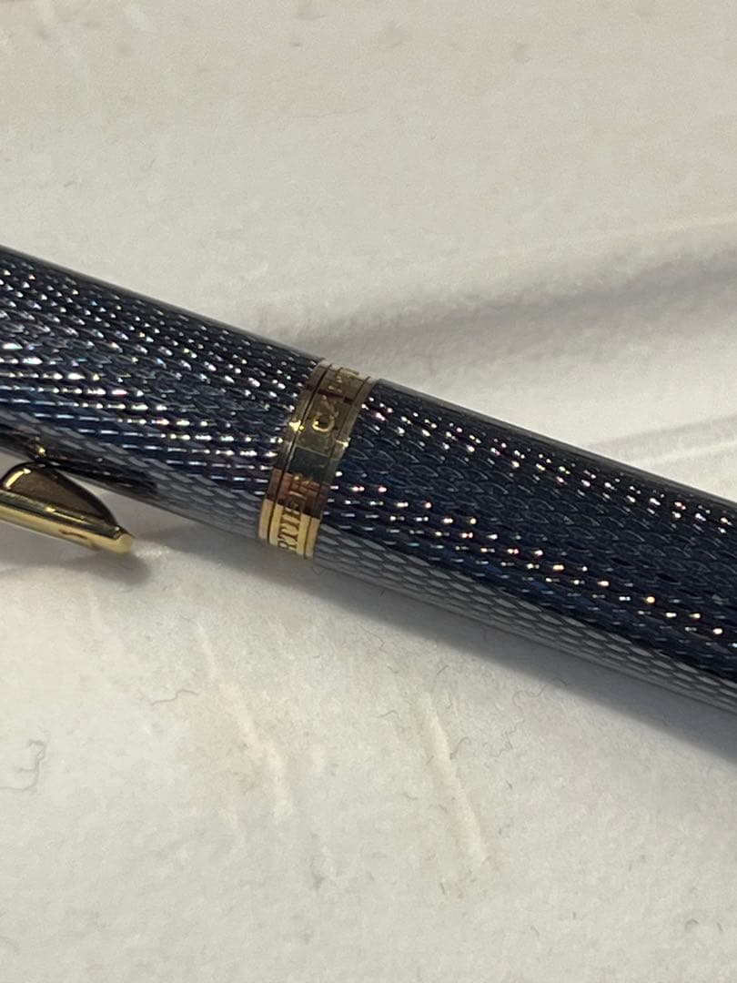 Must de cartierマストドゥカルティエ金色トリニティ黒ボールペン箱付