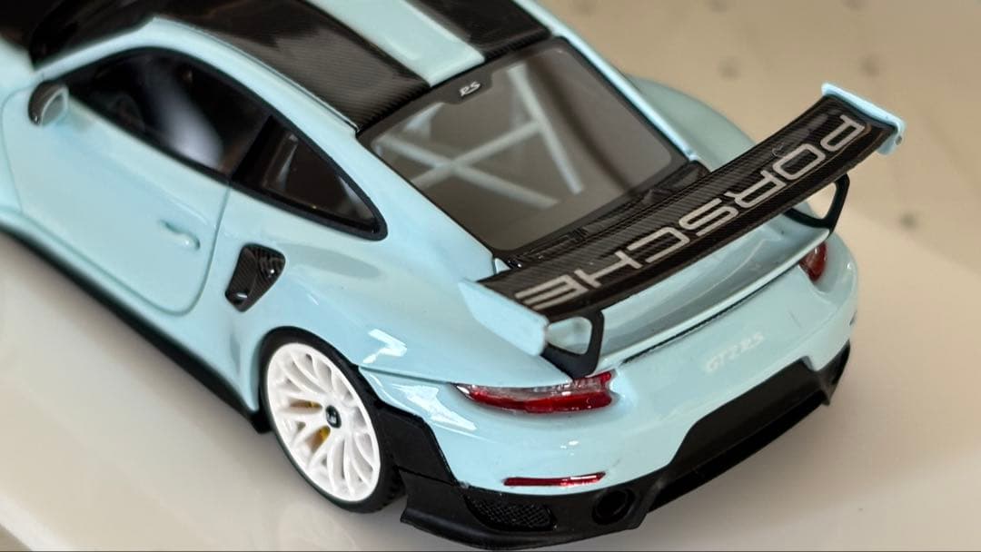 世界100台限定　suhe 1/64 ポルシェ　911 GT2RS ブルー