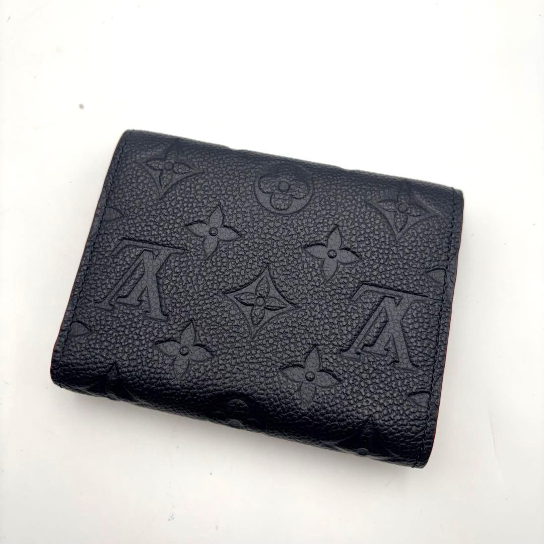 極美品　ヴィトン ポルトフォイユ ヴィクトリーヌ アンプラント　紺