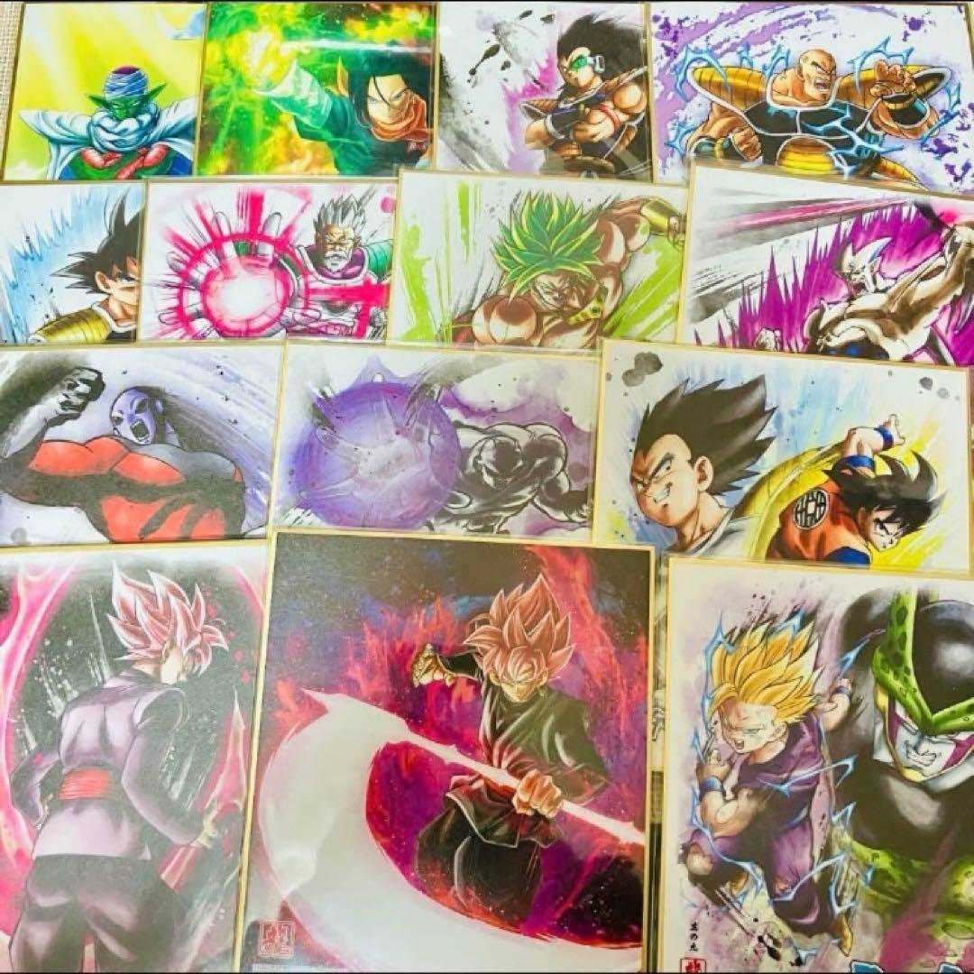 ドラゴンボール 色紙アート 119枚まとめ売り Dragon Ball 鳥山明