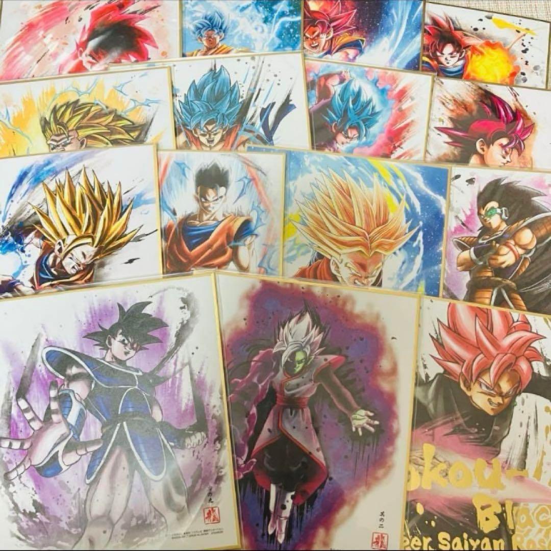 ドラゴンボール 色紙アート 119枚まとめ売り Dragon Ball 鳥山明
