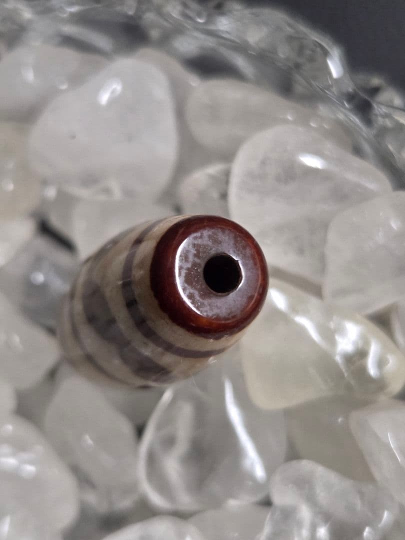 955　専用です。　上肯　双虎牙天珠　龍紋　希少　dzibeads！