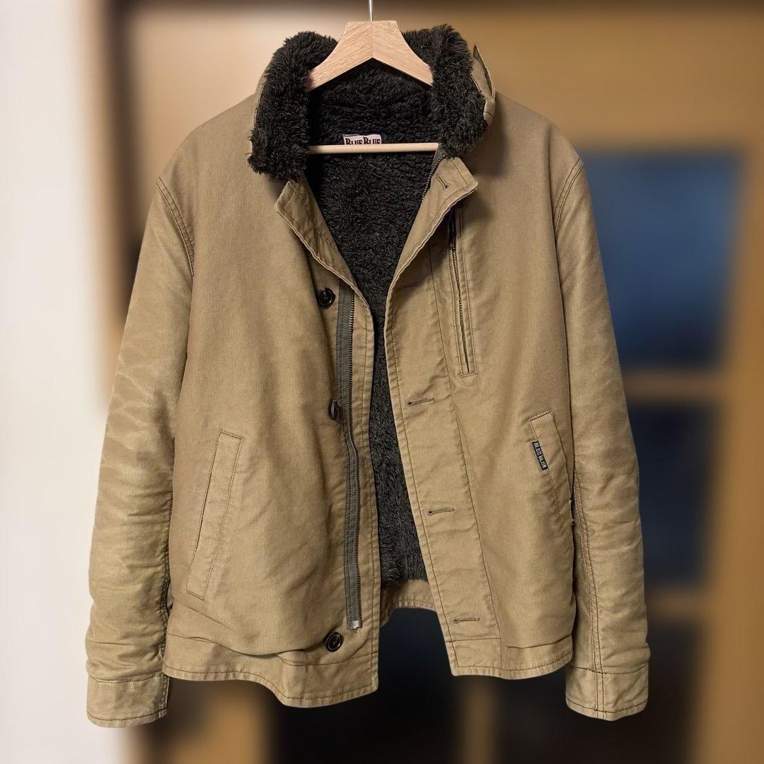 BLUE BLUE カーキ ショートジャケット