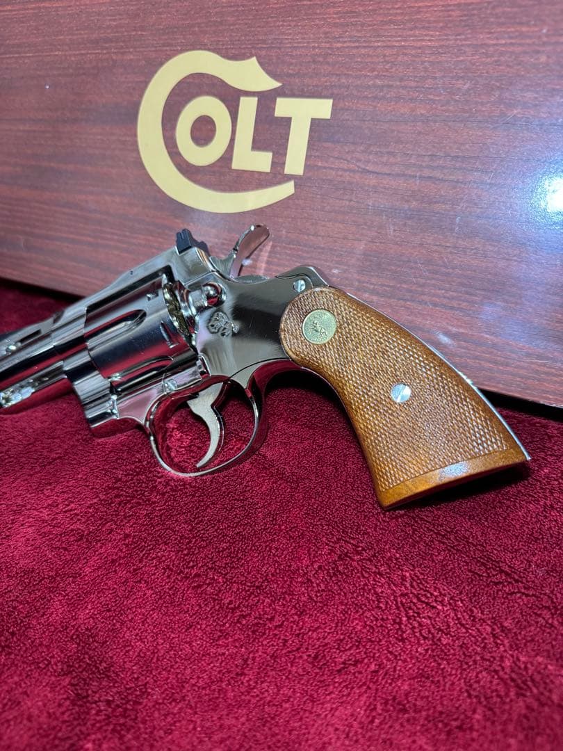 タナカ　コルトパイソン2.5インチ　ニッケルフィニッシュ　Rモデル　ガスガン