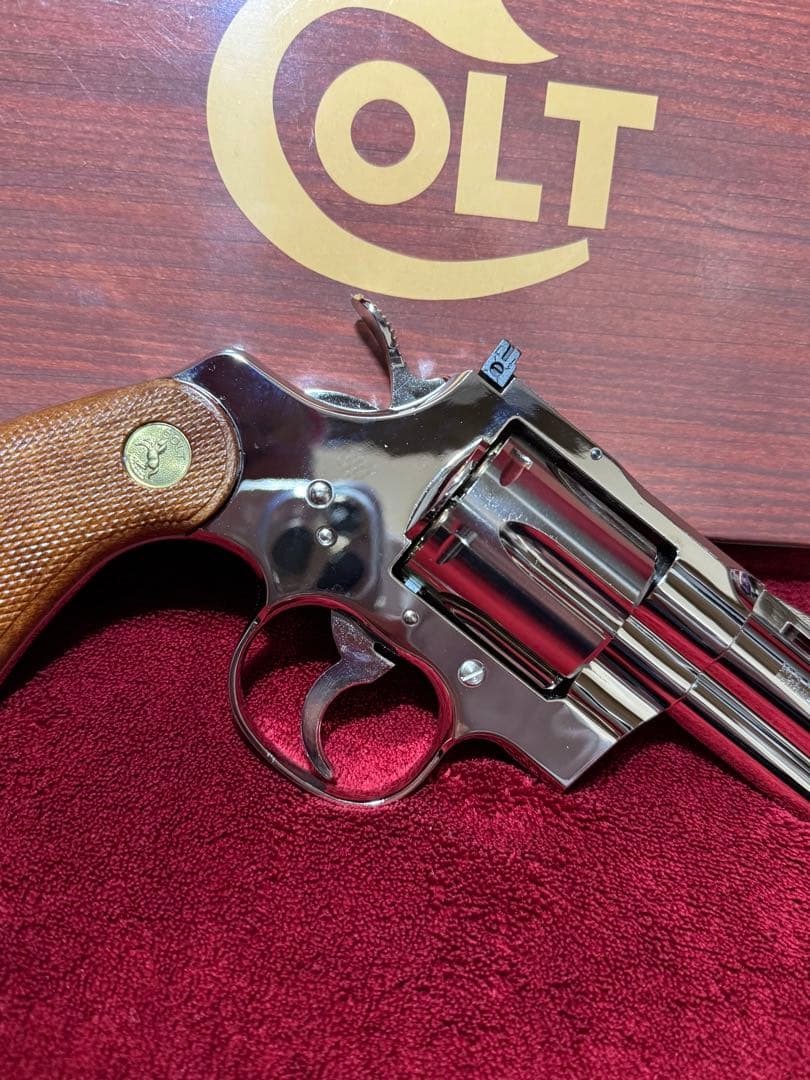 タナカ　コルトパイソン2.5インチ　ニッケルフィニッシュ　Rモデル　ガスガン