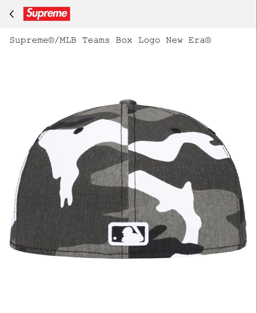 帽子 Supreme x MLB x New Era Teams Box Logo