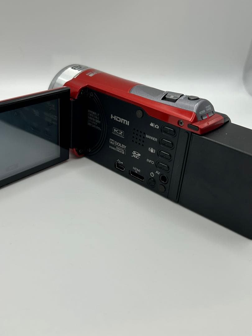 JVC ビデオカメラ　 GZ-E109-R レッド