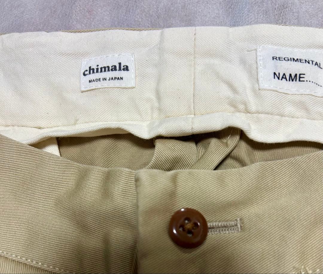 に*。様 chimalala ベージュ チノパン 32 別注