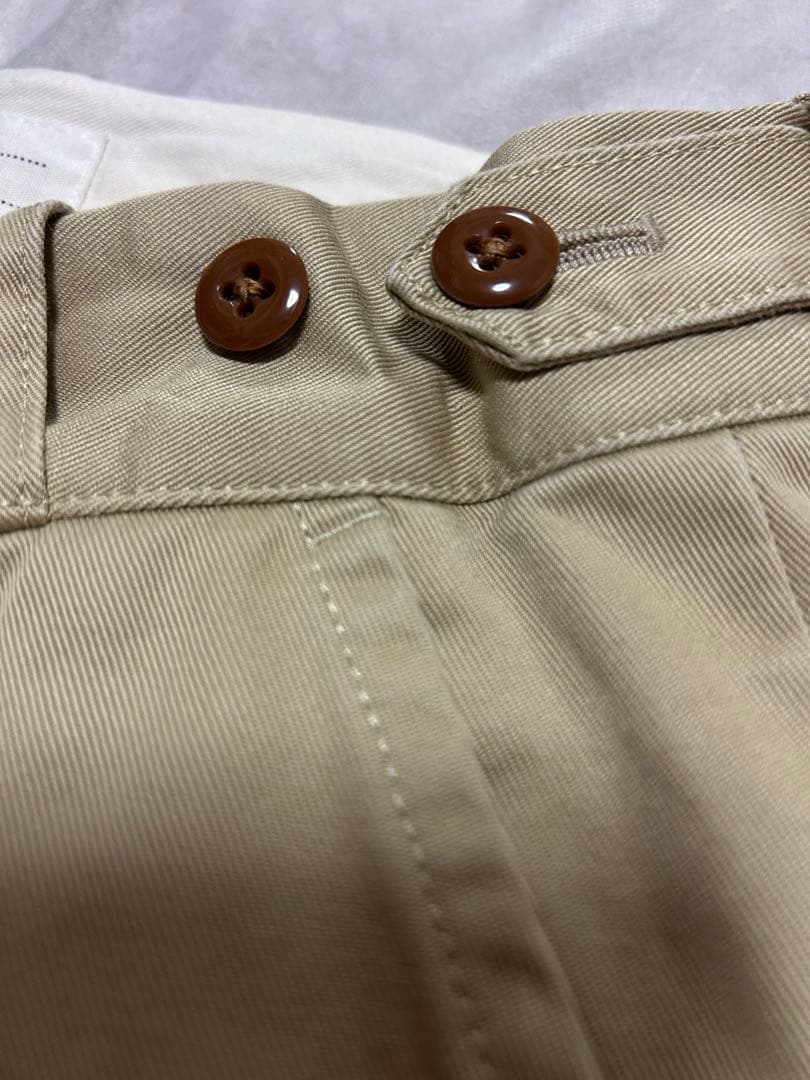 に*。様 chimalala ベージュ チノパン 32 別注