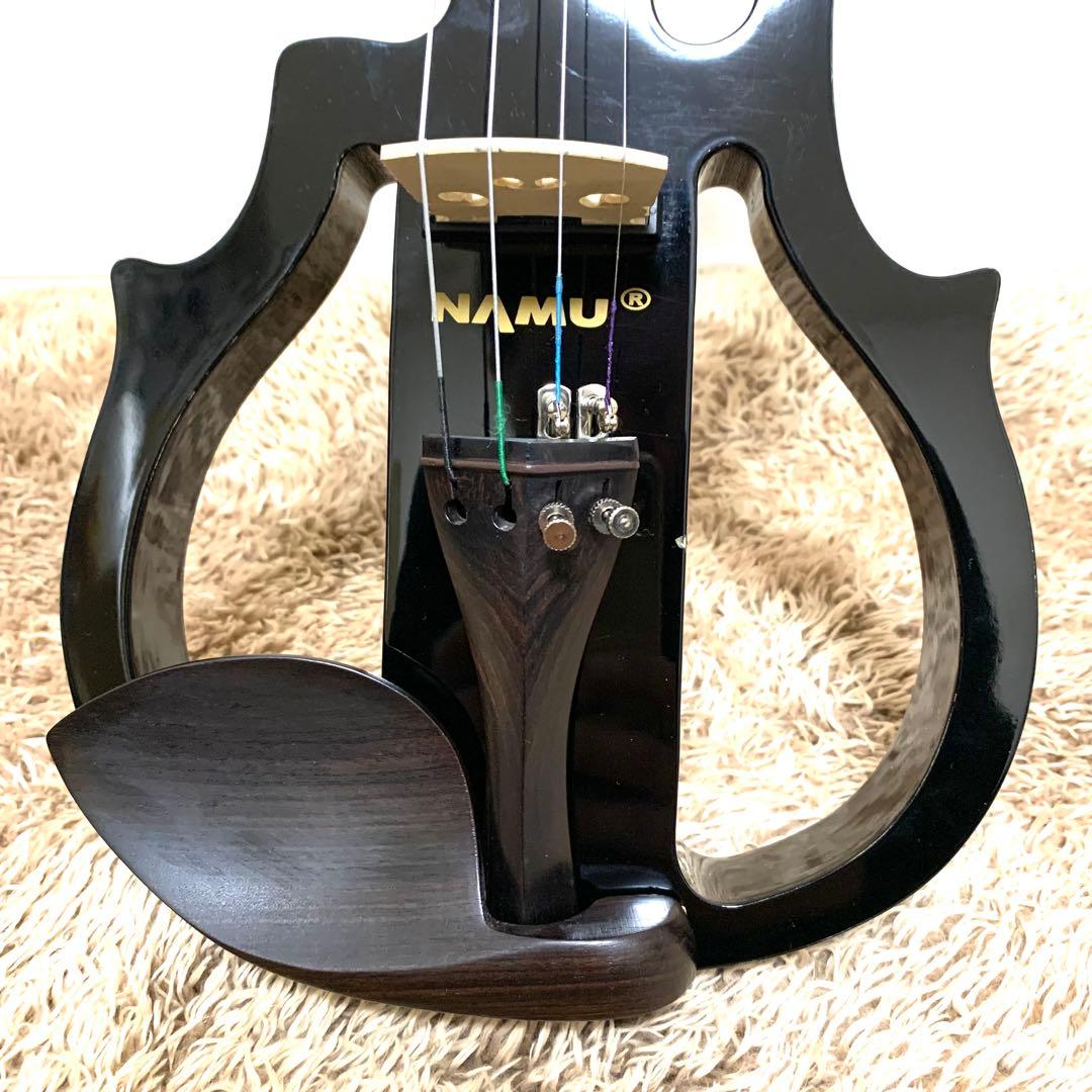 【美品】NAMU サイレントバイオリン 弦新品 ケース付