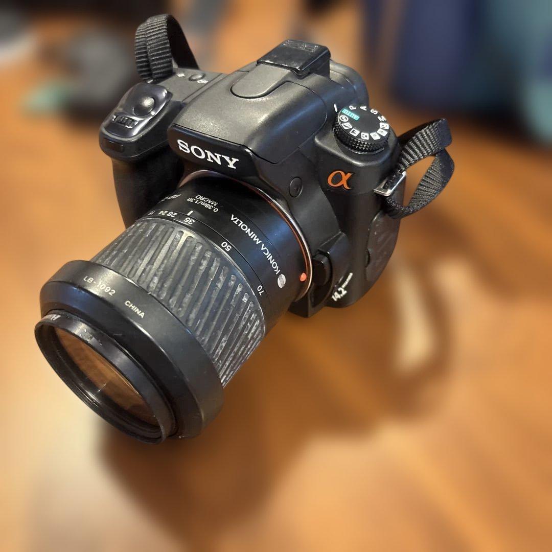 【動作確認済】SONY α 一眼レフカメラ ズームレンズ付き