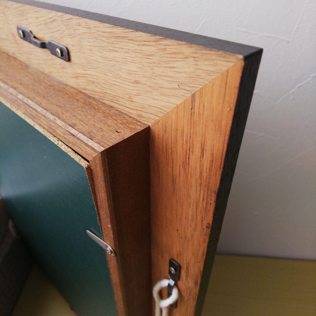 日本画 飯塚栖圃 からまつ林 共シール 額装 絵画