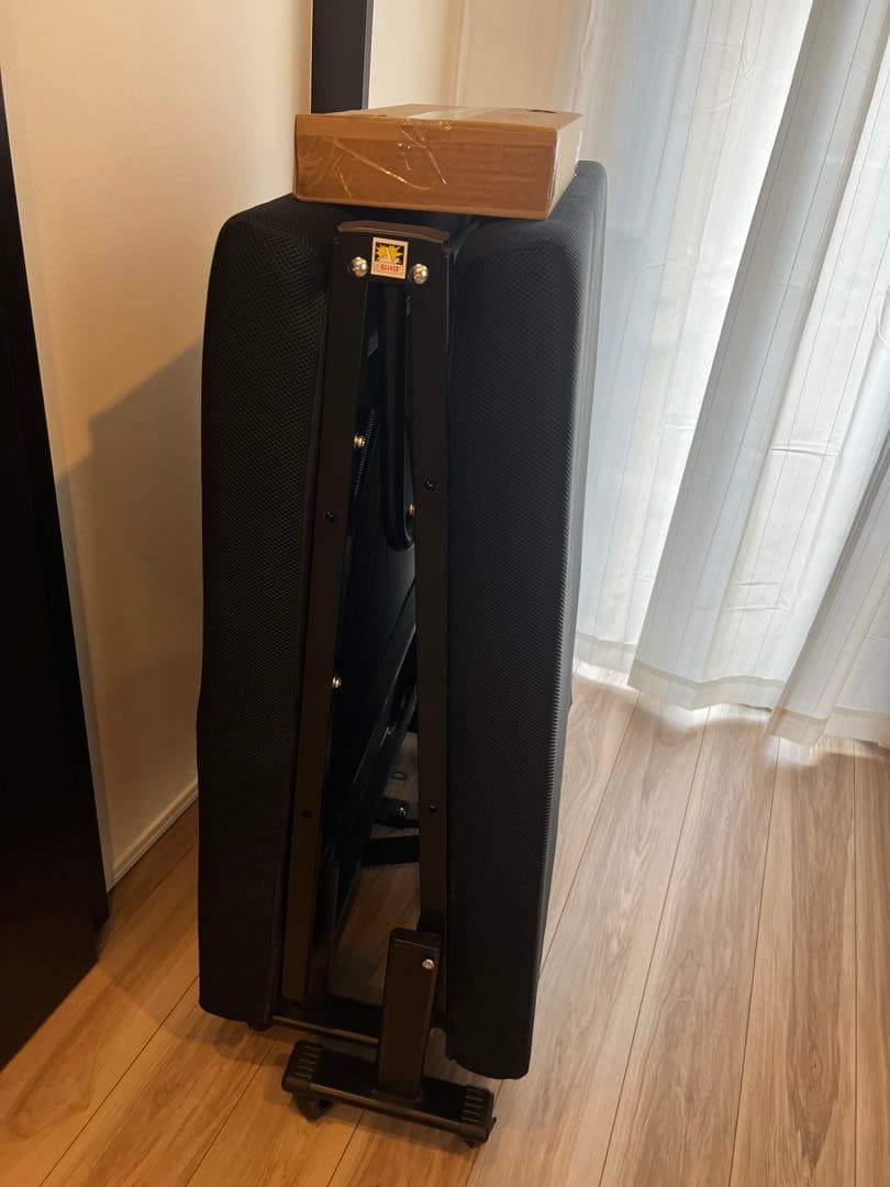 ぴ*と様 アイリスオーヤマ 折りたたみベッド ブラック シングル　OTBSS-K