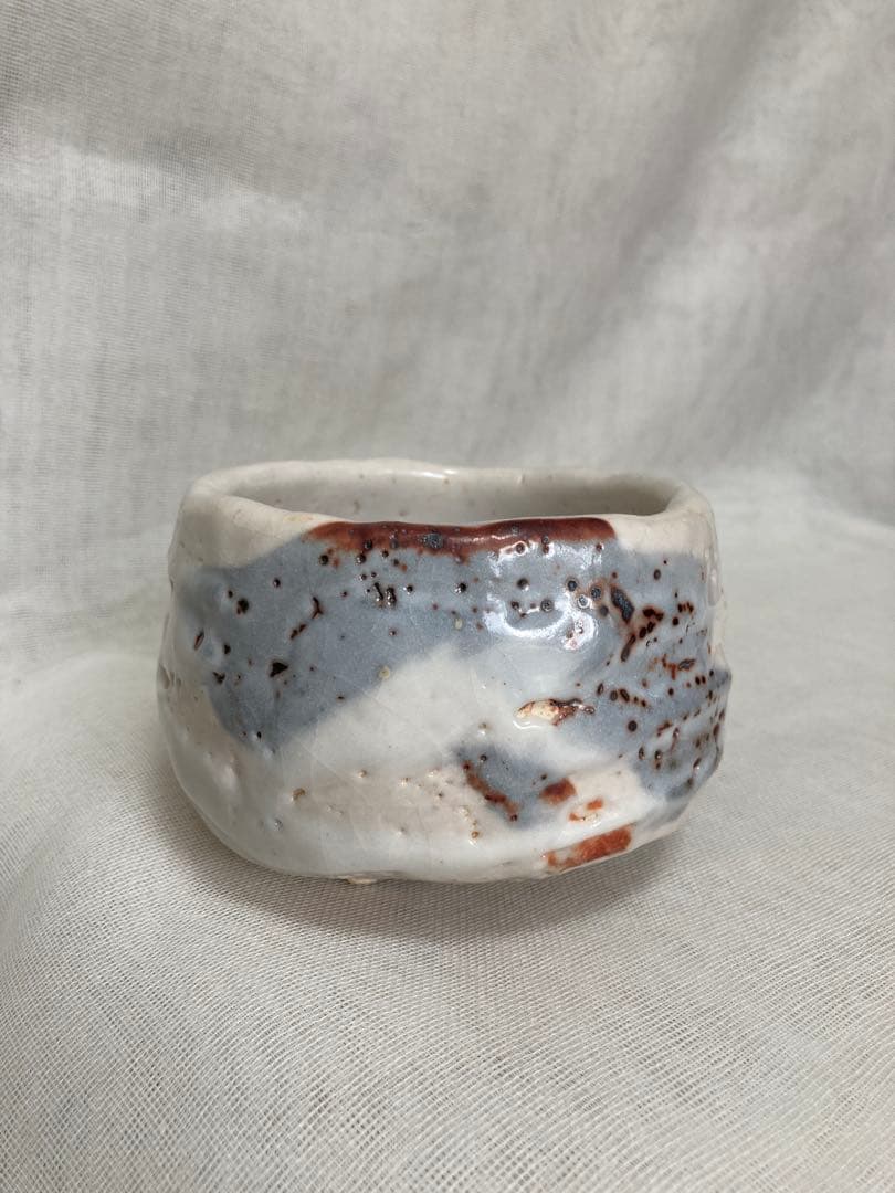 木戸貞昭／箱付絵志野茶碗／A68