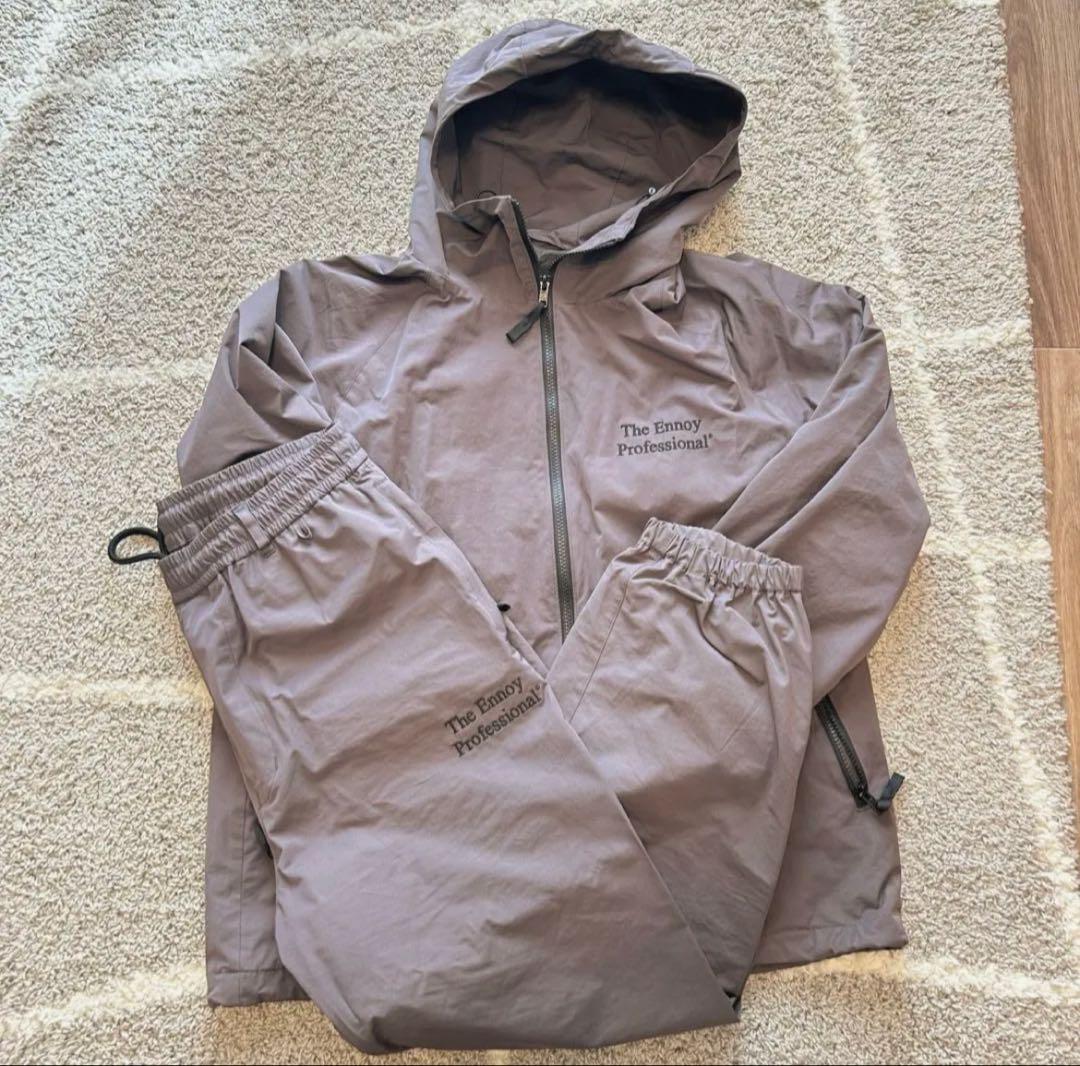 エンノイ ENNOY シャカテック ナイロンセットアップ M シャカシャカ