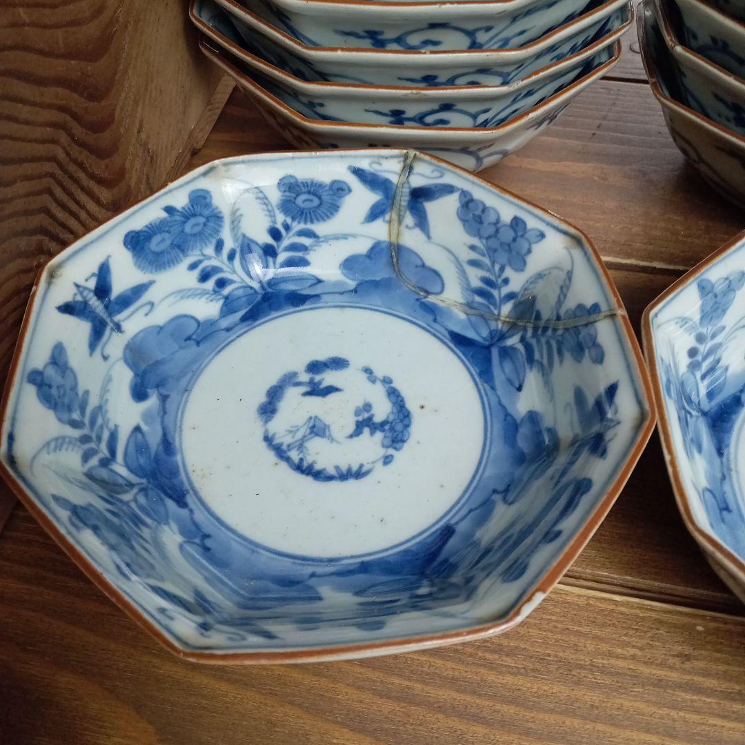 明治伊万里　真酢皿18枚　E−666