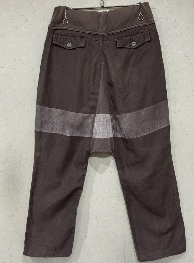 ＊キャピタル KAPITAL 麻混 サルエル イージーパンツ 日本製 M