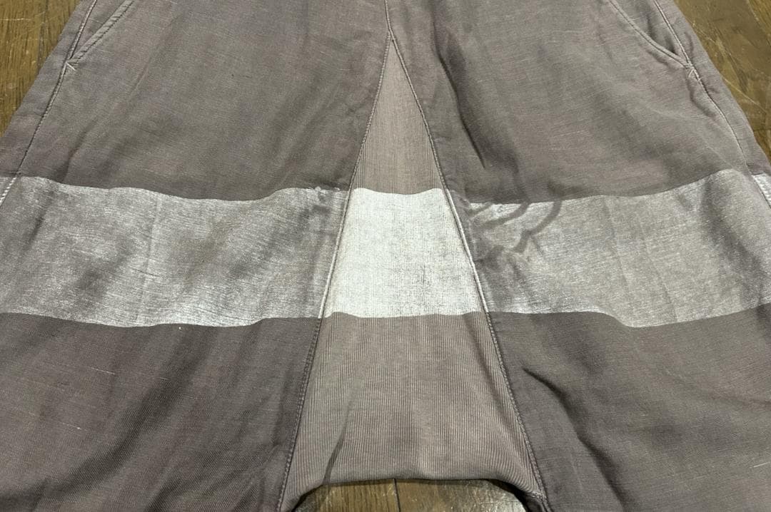 ＊キャピタル KAPITAL 麻混 サルエル イージーパンツ 日本製 M