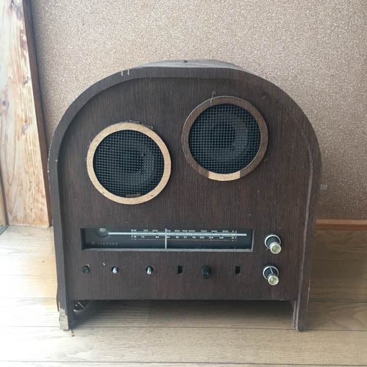 1937年戦時中pioneerパイオニア 最高級レトロ ラジオ 日中戦争