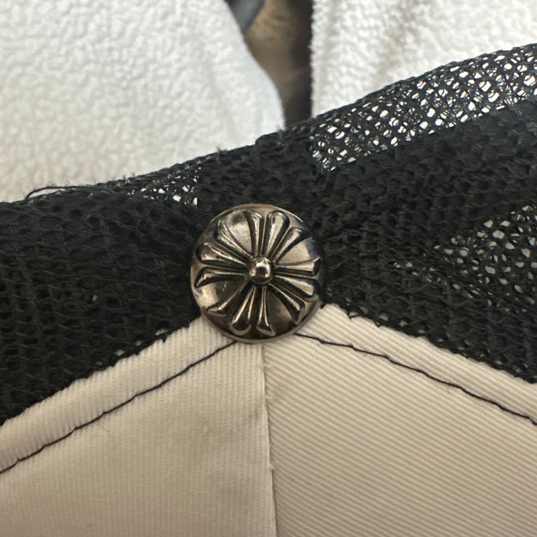 CHROME HEARTS メッシュキャップ ホワイト/ブラック
