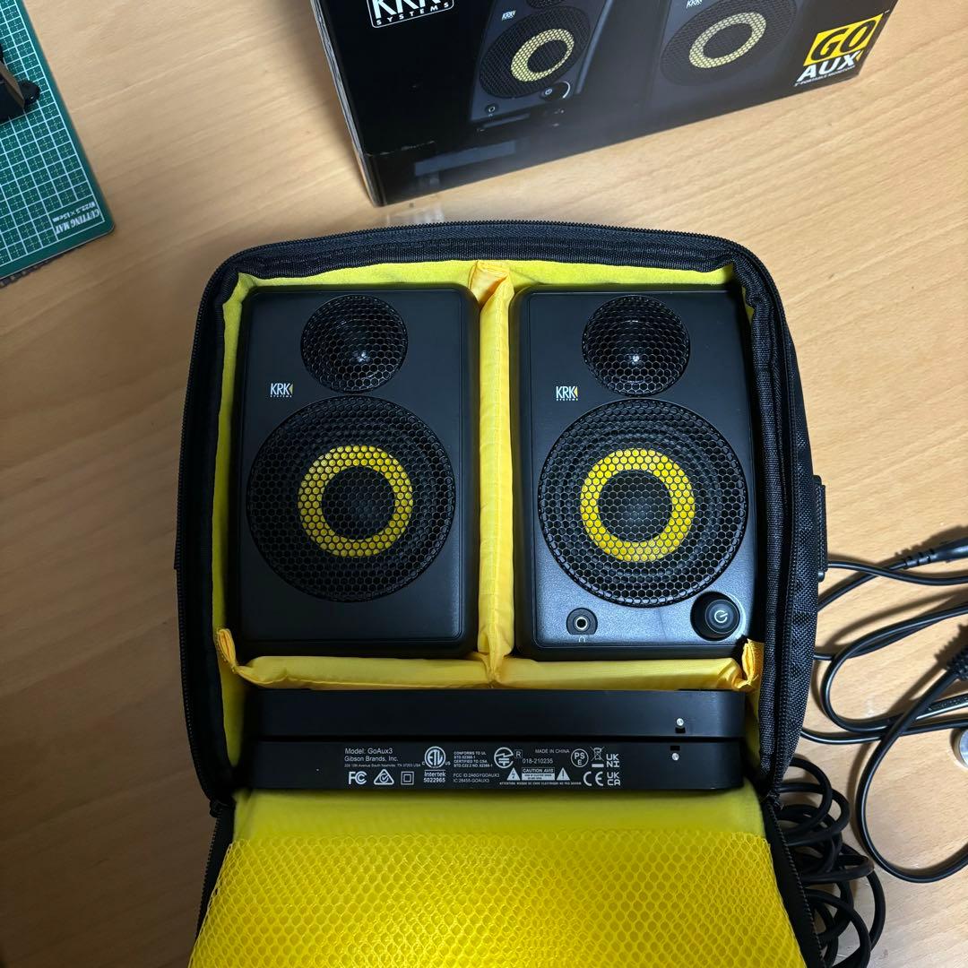 KRK GO AUX3 ポータブル・ニアフィールドモニタースピーカー