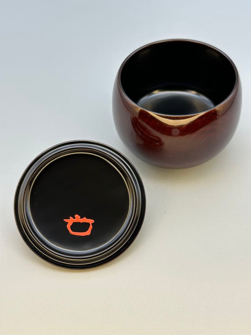 茶道具　棗　大徳寺六代管長　伝衣書付　大徳寺古材　碁器形茶器