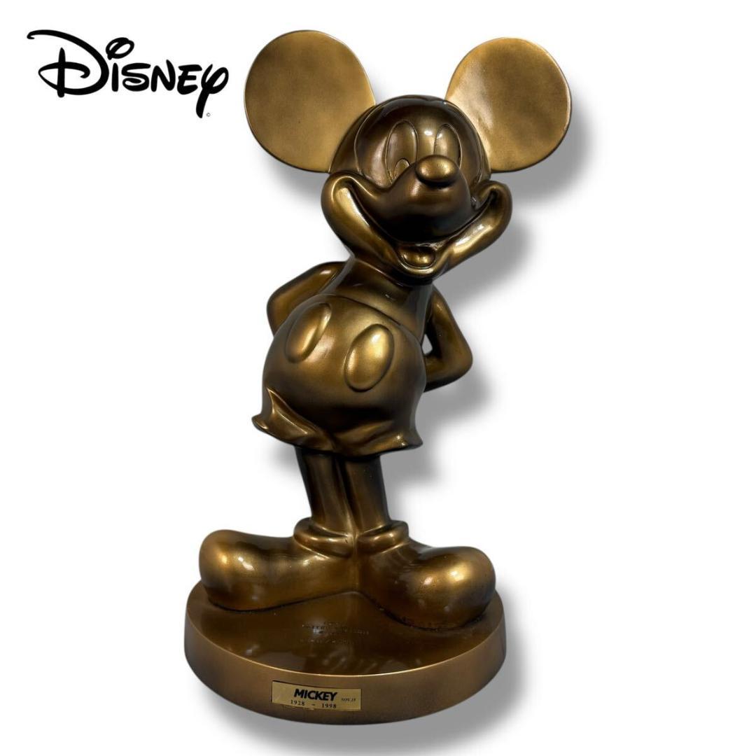 【希少品】Disney ミッキー ブロンズ像 3000体限定 約1998年