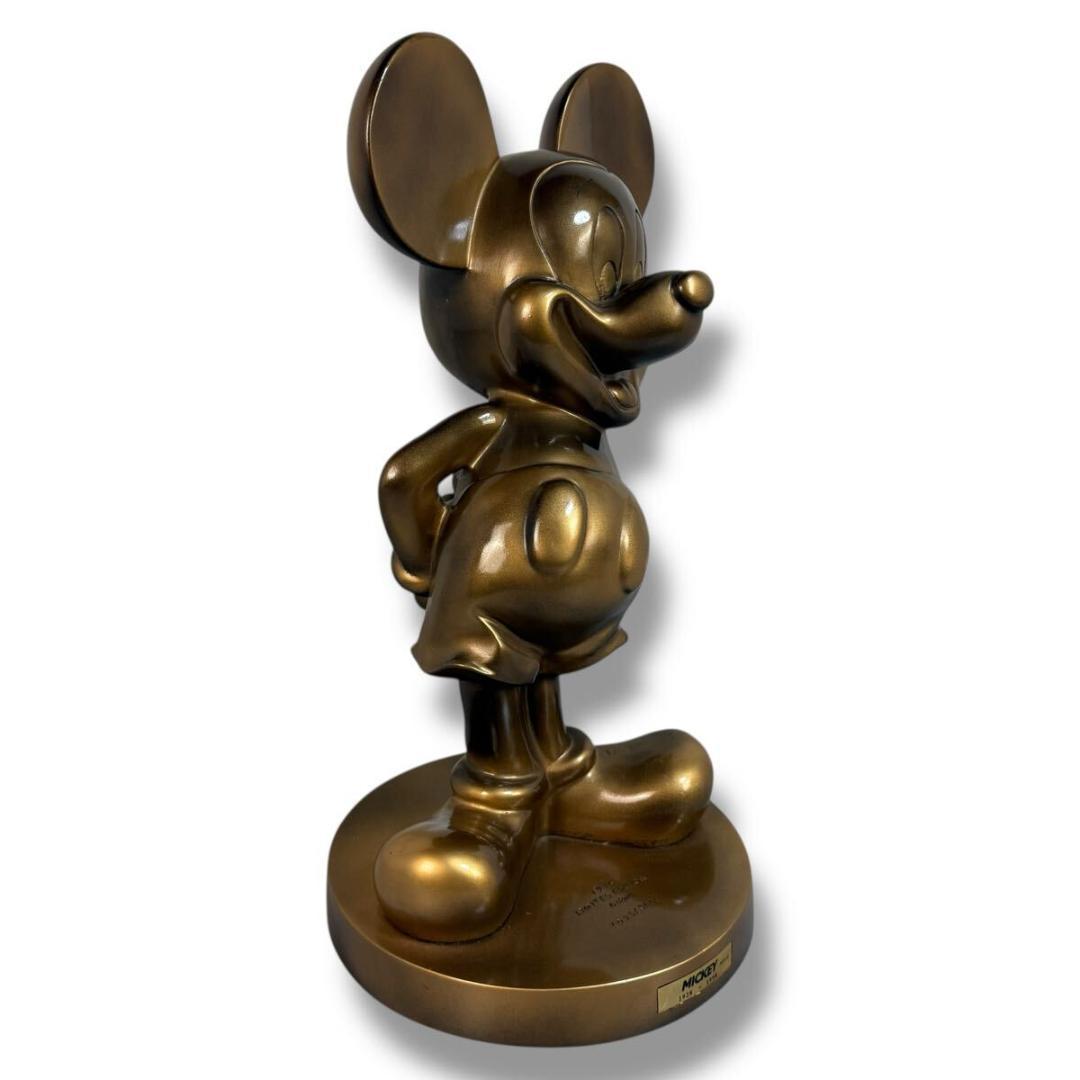 【希少品】Disney ミッキー ブロンズ像 3000体限定 約1998年