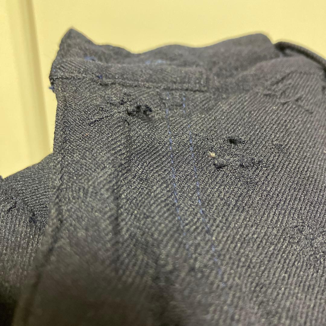 コムデギャルソンオムプリュス ポリ縮 サルエル パンツ 花柄 刺繍 美品