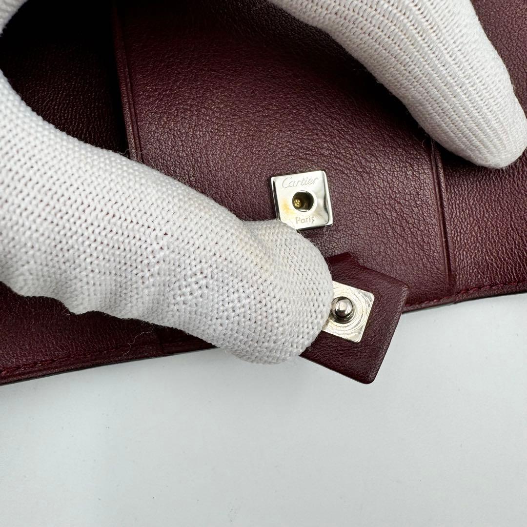 極美品✨Cartier カルティエ　6連キーケース　ブラック　本革