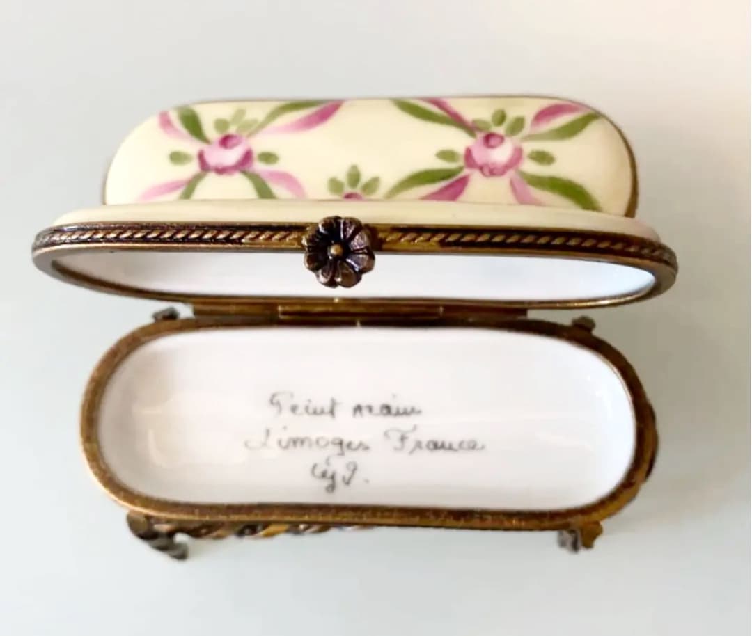 リモージュ　ピルケース　インテリア　ボックス