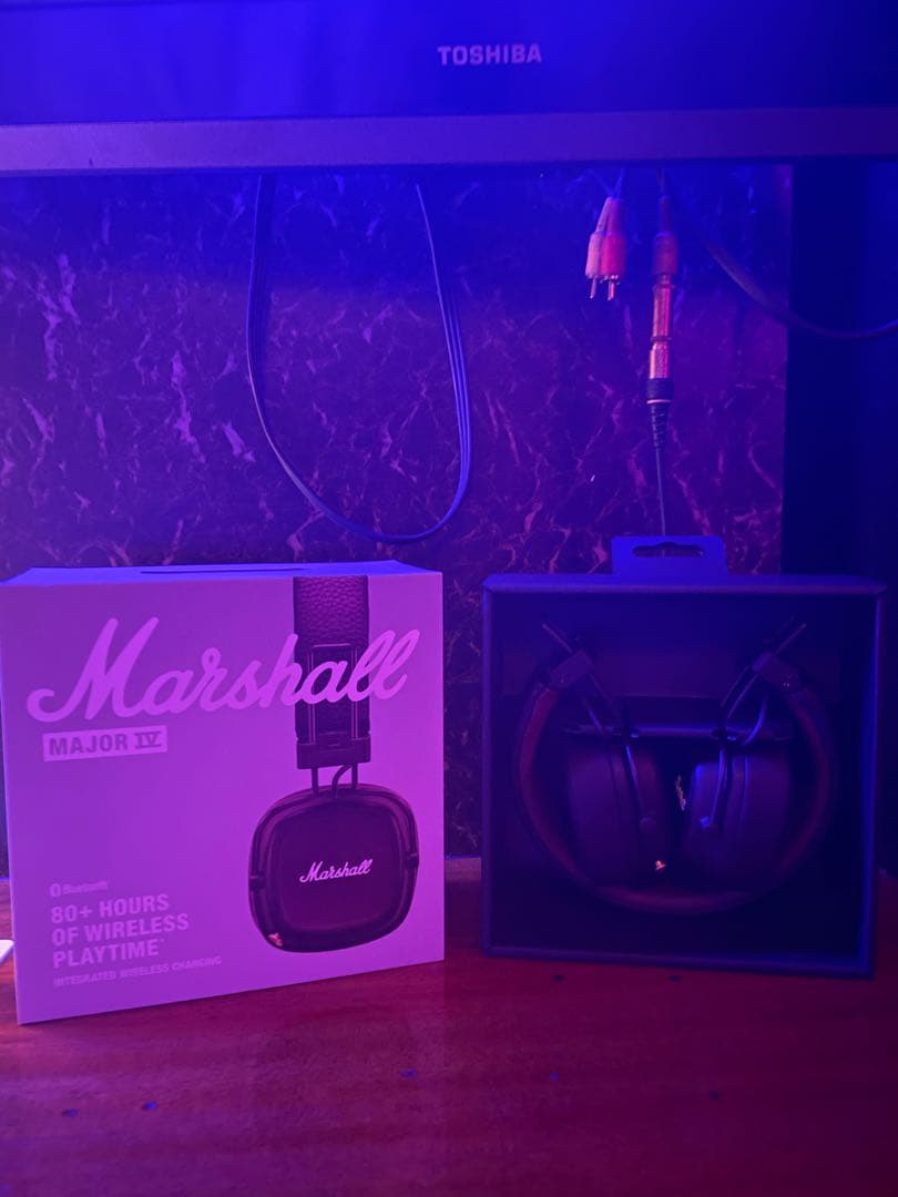 Marshall ワイヤレスヘッドホン ブラウン