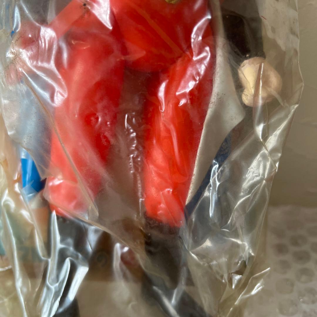 ⚠️デッドストック　快傑　ライオン丸　スタンダード　ソフビ　ブルマァク　当時物