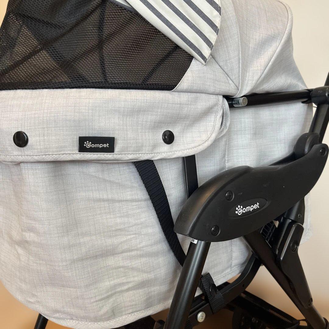 専用　コムペット　ミリミリライト　ペットカート　アッシュホワイト　夏のお出かけに