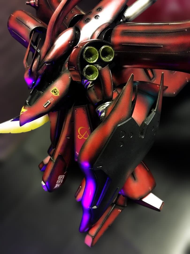 RE 1/100 MSN-04II ナイチンゲール グラデーション全塗装完成品